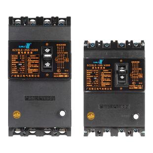 广东珠江电气正珠DZ20LE银点漏电断路器4P三相四线250/400/630A