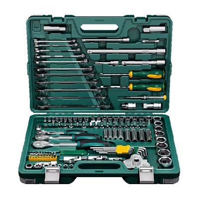 胜达汽修套装棘轮扳手动套筒扳手