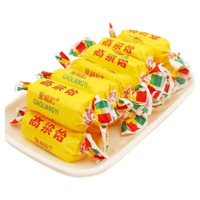 圣福记高粱饴老式怀旧软糖山东特产水果味拉丝糖果散装小吃零食