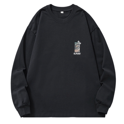 黑色打底衫新款冬装长袖男装