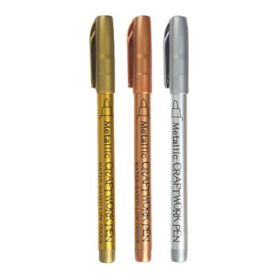 METALLIC明星金色签名笔