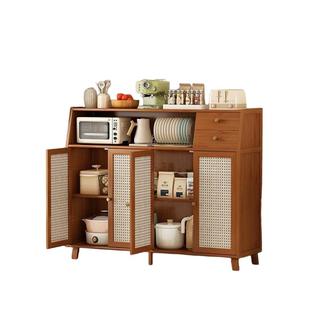 餐边柜厨房非实木靠墙柜子储物柜家用多功能置物柜碗柜出租房专用