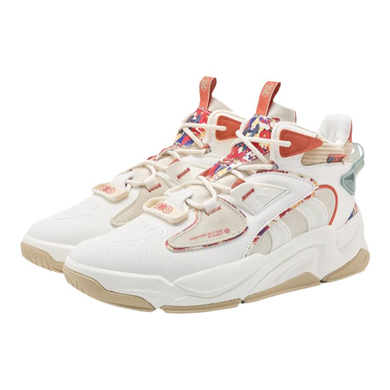 范丞丞同款|特步男鞋黑爷5.0板鞋秋冬季高帮运动鞋时尚潮流休闲鞋