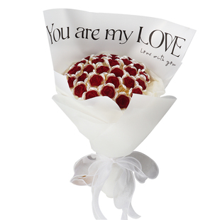 玫瑰花束手工diy礼物材料包生日七夕520情人节送女友女朋友母亲节