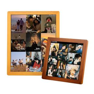 相框洗照片定制diy打印加做成相册摆台情人节纪念生日礼物高级感