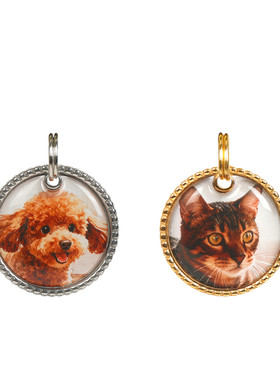 宠物照片狗牌定制猫咪挂牌定制