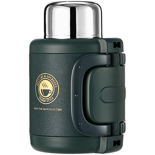 琪虎智能测温保温壶316L不锈钢茶水分离泡茶水壶户外便携式车载杯