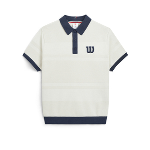 Wilson威尔胜26夏季WSP系列男士LAFAYETTE PIQUE复古短袖POLO衫