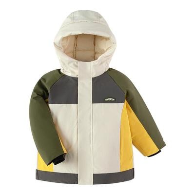 巴拉巴拉儿童羽绒服男童外套厚款保暖舒适宝宝上衣拼接潮流酷冬季