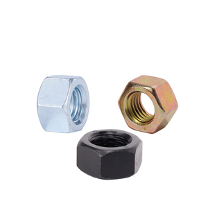 国标8级发黑镀锌镍六角螺母螺丝帽细牙锁紧螺帽M3M4M5M6M8M10-M36