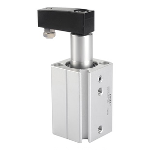 亚德客回转夹紧旋转气缸QCKL/QCKR12/16/25/32/20/*10X20X30S/SM