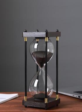轻奢高档沙漏计时器儿童摆件办公室好物桌面客厅家居装饰品高颜值