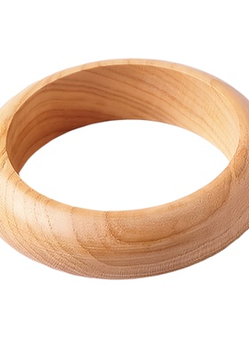 桃木手镯富贵双鱼向日葵原木镯女