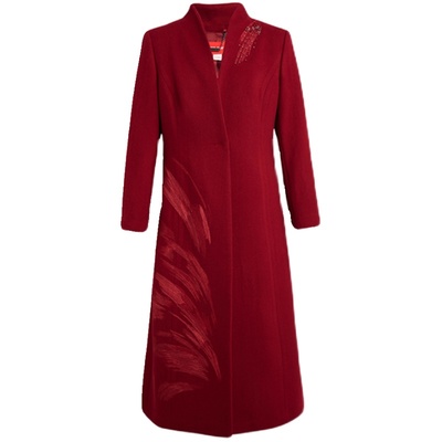 皮尔卡丹女装羊毛大衣