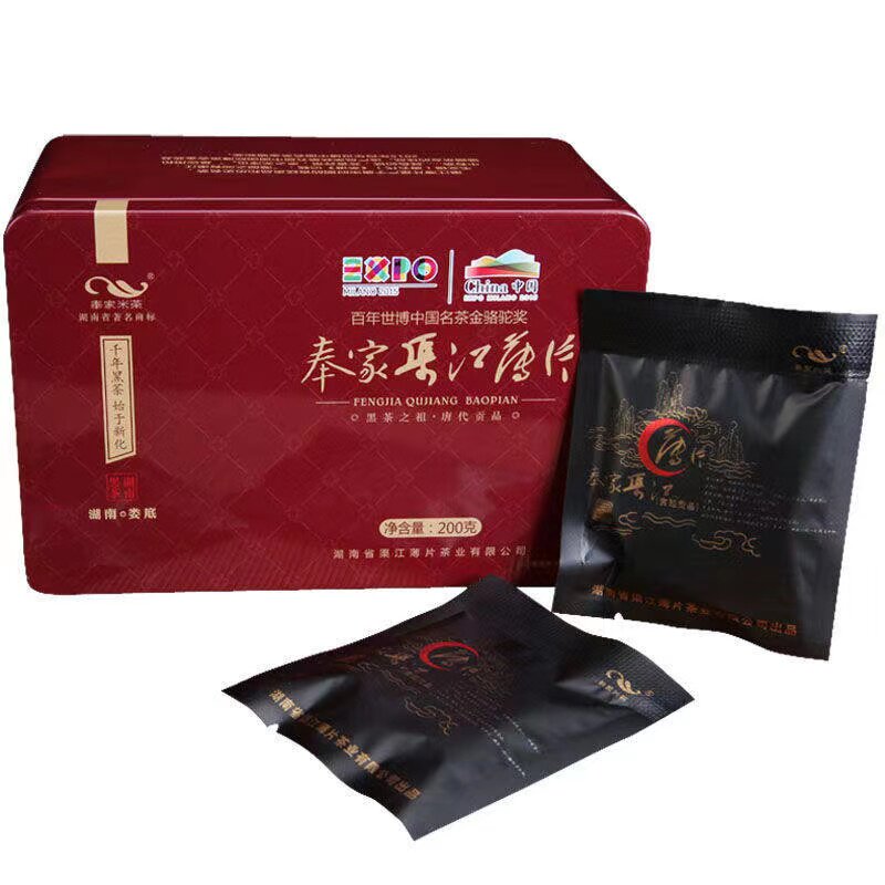 渠江薄片200g安化黑茶奉家米茶