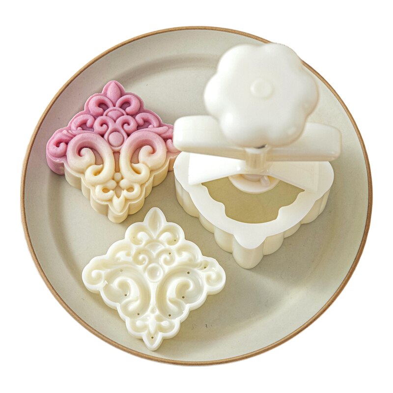 2026新款月饼模具手压式家用按50g75克磨广敦煌绿豆糕点做的冰皮