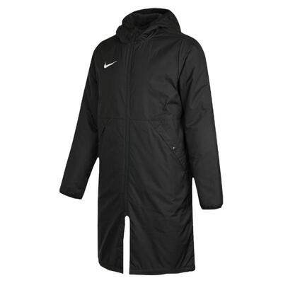 天朗足球Nike耐克中超版本长款保暖连帽夹克棉服男CW6767-010