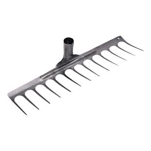 农用耙子松土搂草锄头除草神器翻地九齿钉耙农具不锈钢铁耙子挖地