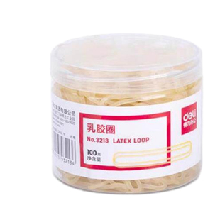 得力橡皮筋橡胶圈乳胶圈捆扎钞票牛皮筋绑钱捆钱黄色猴皮筋高弹力