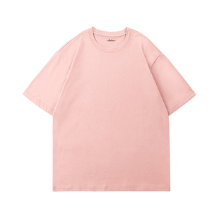 班尼路粉色纯棉短袖t恤女2026春夏新款轻薄透气合身休闲正肩上衣Q