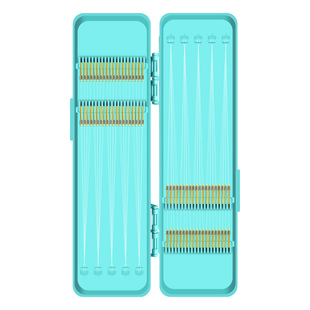 黄碧街冬钓40付高配子线双钩强硬金袖有刺野钓大板鲫鱼钩0.40.6线