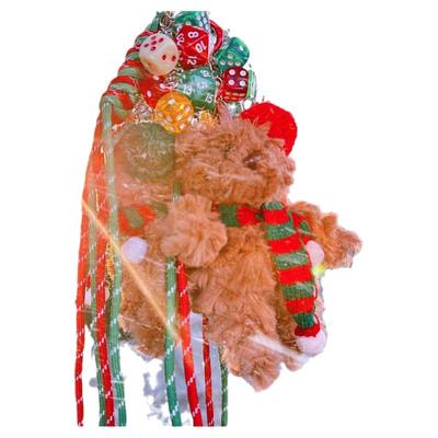 JUSSINGmiu系包挂圣诞限定小熊