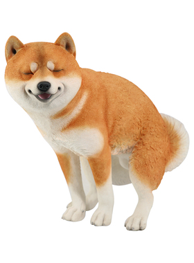 [JXK官方店]1/1拉屎柴犬仿真模型