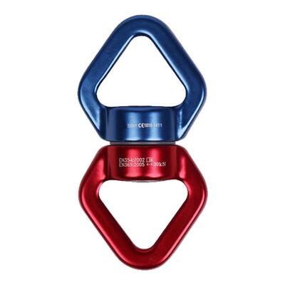 万向旋转环空中吊床自转环户外攀岩带轴承旋转扣连接器吊环承重扣