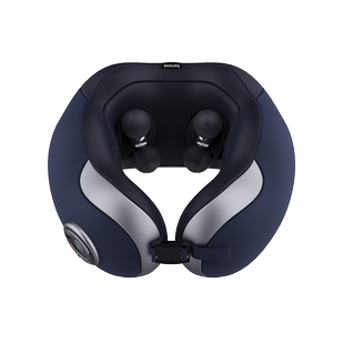 飞利浦U型枕颈部按摩器揉捏颈椎按摩护颈热敷按摩神器旅行护颈枕