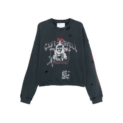 PalyHollywood烫钻美式休闲卫衣