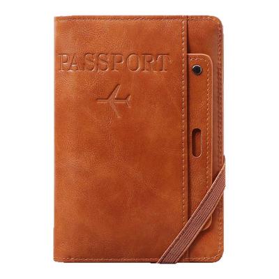 新款时尚多功能RFID证件包