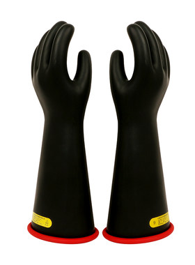双安2级20kV乳胶绝缘手套3级30kV