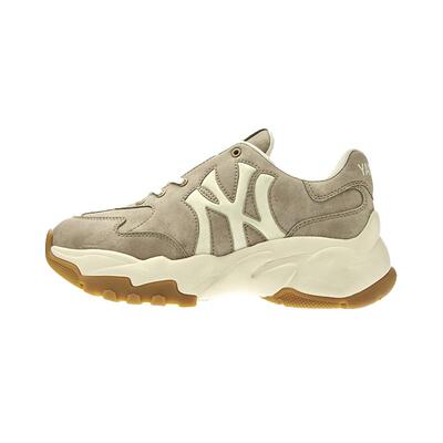 MLB官方 男女情侣复古大LOGO百搭厚底运动老爹鞋春夏SHVT3