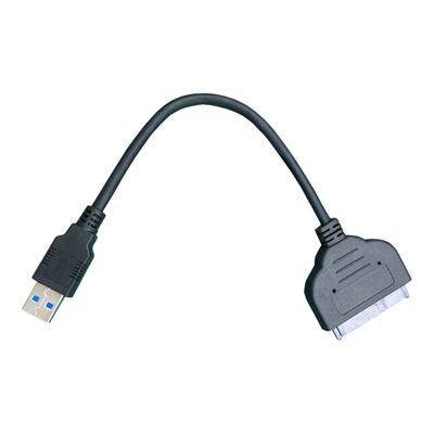 USB易驱线转SATA 7+15Pin 22Pin固态硬盘2.5寸硬盘连接转接线