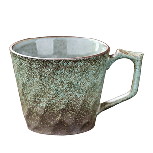 复古风日式马克杯创意陶瓷杯跨境货源家用窑变水杯高颜值咖啡杯子