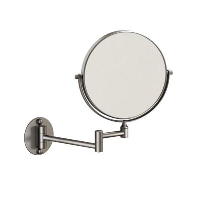 浴室化妆镜卫生间壁挂墙上伸缩折叠美容镜免打孔双面高清放大镜子