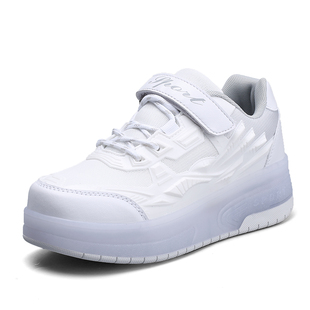 儿童成人暴走鞋男童款变形鞋单轮双轮滑板鞋带轱辘鞋网红机甲自动