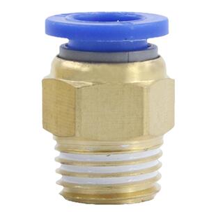 气动接头气管PC6-01快速8mm气缸pu管快插pc螺纹直通16软管12快接