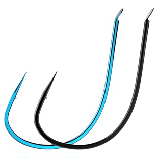 悍将鱼钩溪流有刺无刺日本进口散装上黑金色青色飞钩鱼钩钓鱼用品