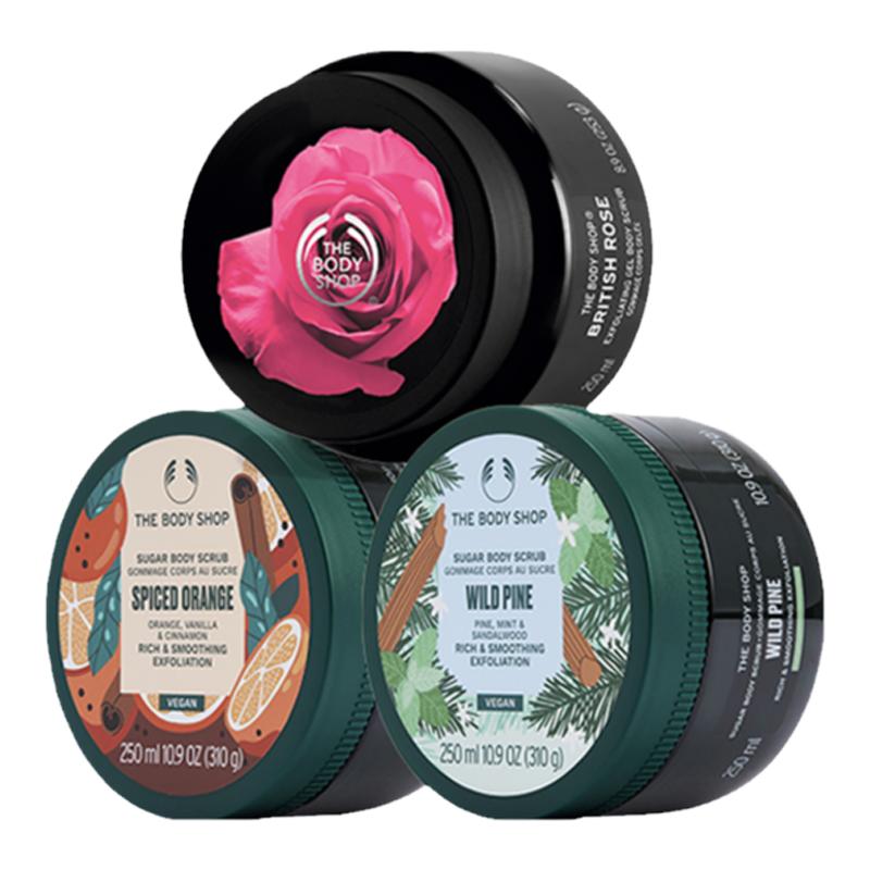 Thebodyshop身体磨砂膏去角质