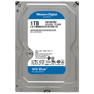WD/西部数据4t台式电脑机械硬盘3.5寸CMR垂直SATA3 1T 2T 6T 8T
