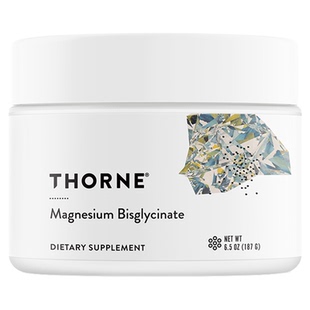 Thorne悦恩睡美人粉双甘氨酸螯合镁粉补充剂200mg美国进口M204