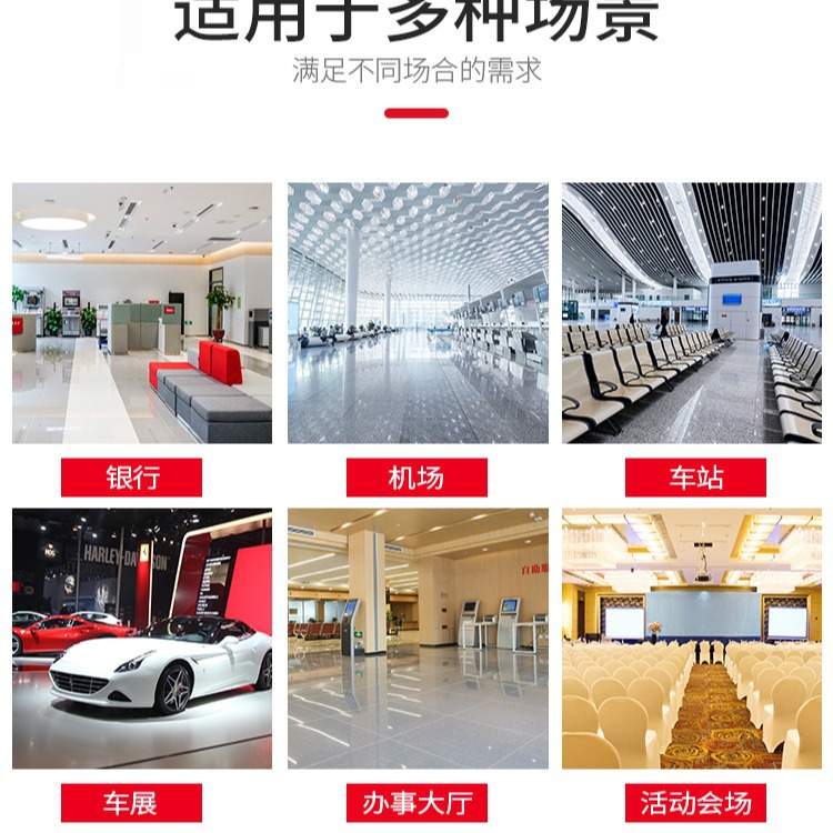 一米线机场注意安全不锈钢伸缩带警戒围栏帆布栏杆警示隔离带银行