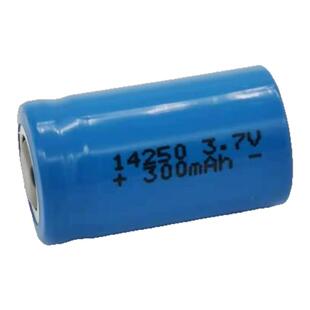INR ICR14250 300mAh 3.7V充电锂电池红外线绿外线红绿瞄准器电池