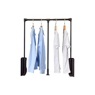 法驰龙 衣柜双缓冲下拉式挂衣杆衣帽间可伸缩衣通挂衣架衣橱衣架