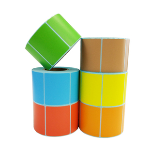 彩色三防热敏纸40*30 20 50 60 70 80 100不干胶条码打印机标签纸