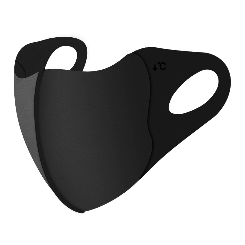 舒美佳夏季冰感胶原蛋白防晒口罩upf50+防紫外线透气防晒锦纶氨纶