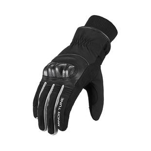 小调子(MINOR TUNE)摩托骑行手套冬季加厚保暖机车男防水触屏火焰