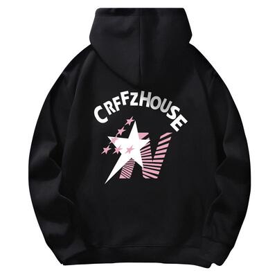 重磅男款美式休闲青少年连帽卫衣