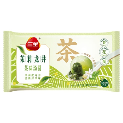 三全茶趣汤圆茉莉龙井多种口味